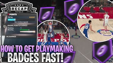 Fast PLAYMAKING Badge Method To UNLOCK All Badges In One Day NBA 2K21 | BEST PLAYMAKING BADGE METHOD
