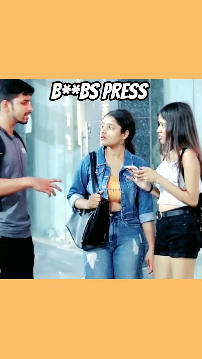 Boobs pressing prank on Girls#reaction#shorts#comedy#funny#trending#video#sagarthakareprank