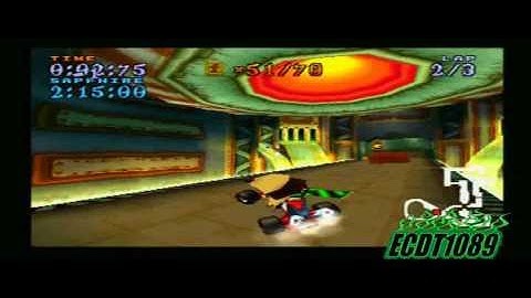 Crash Team Racing [Playthrough] Part 50: N. Gin Labs (Relic Race)