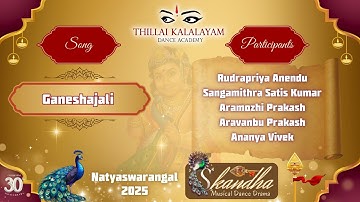 Natyaswarangal 2025 - Skandha - Ganeshanjali