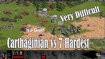 Carthaginian vs 7 Hardest  Age of Empires - AOE 1