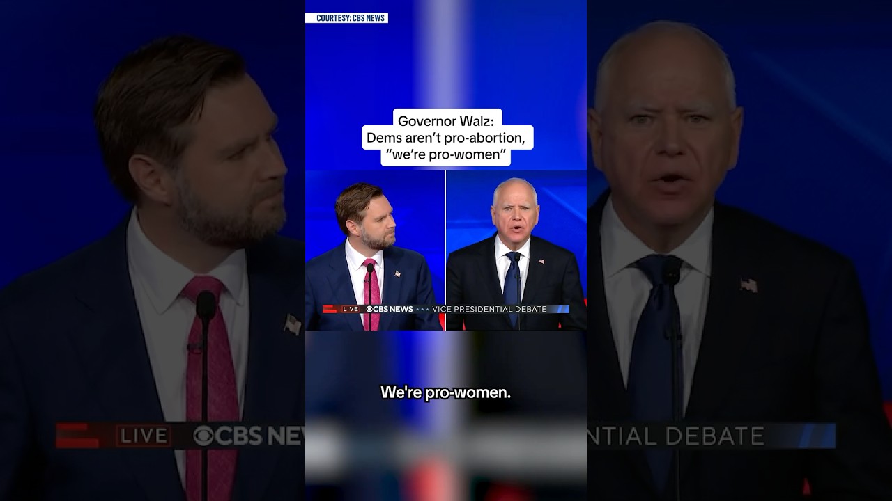 Governor Walz: Dems aren’t pro-abortion, “we’re pro-women” Governor Walz: Dems aren’t pro-abortion, “we’re pro-women”