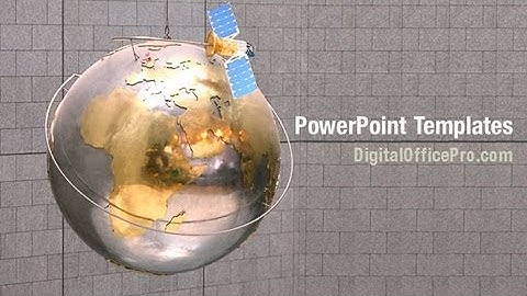 Planet Earth PowerPoint Template Backgrounds - DigitalOfficePro #07280W