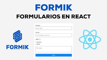 Formularios en React con TypeScript