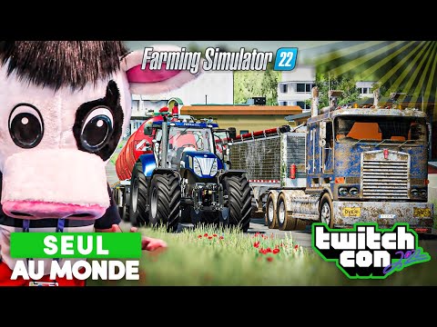 Farming Simulator 22 | Seul Au Monde S2 #TWITCHCON | JOUER avec un CAPTEUR de MOUVEMENTS !