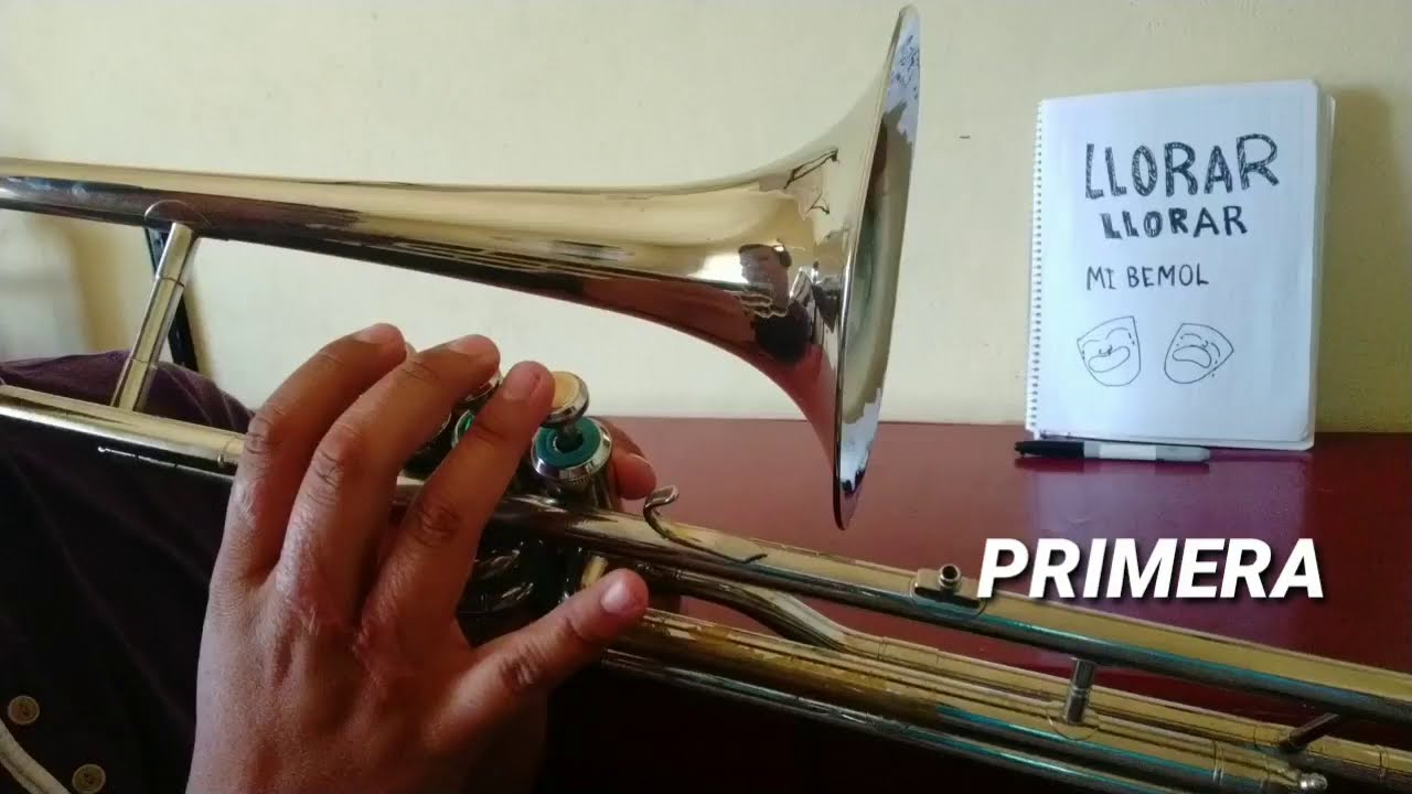 LLORAR LLORAR | Tutorial para trombón 1° 2°