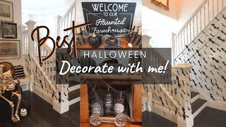 🦇 BEST HALLOWEEN DECORATE WITH ME 2020 🦇🕸️ HOW TO DECORATE WITH SPOOKY BAT SWARM AND SPIDER WEBS 🕸️