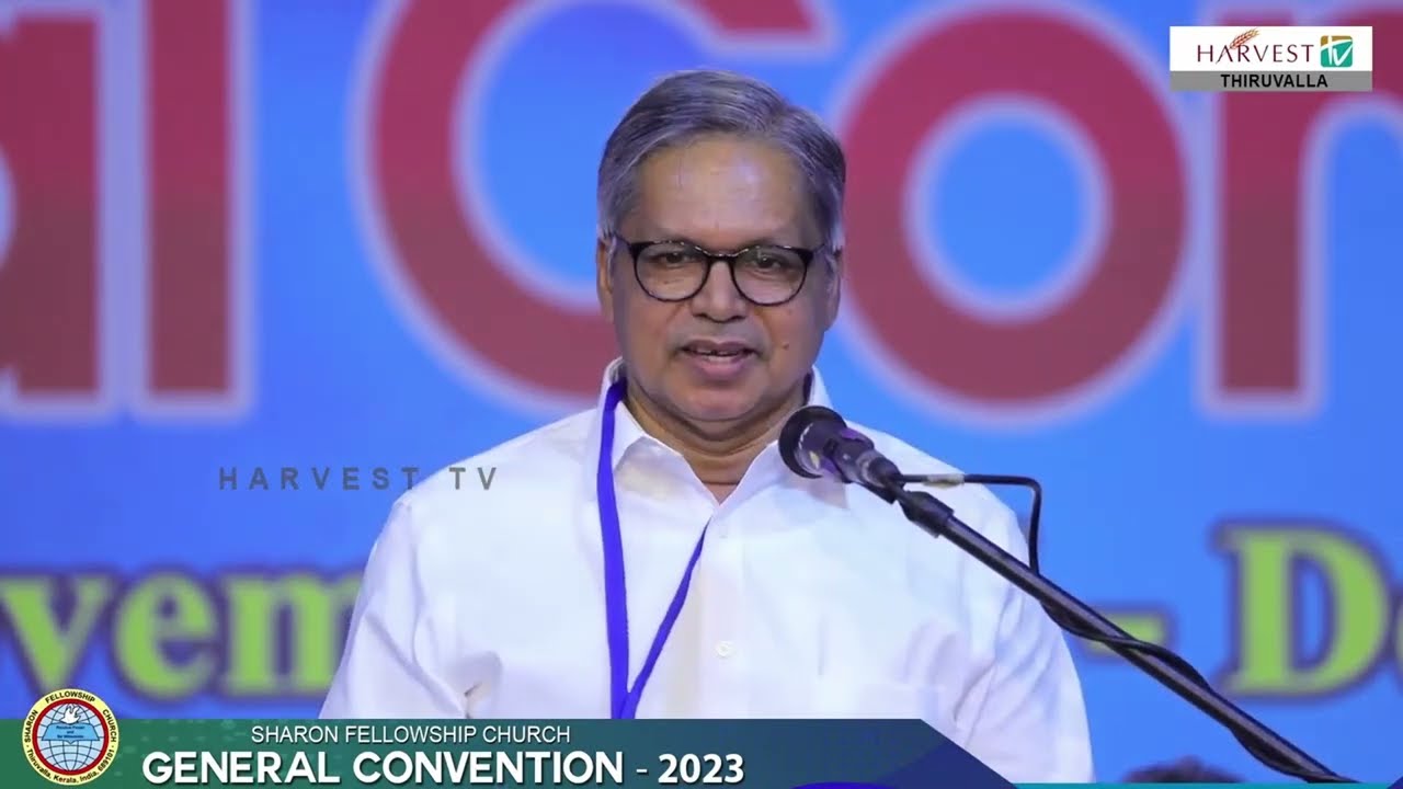 Dr  Sunny P  in Sharon General Convention ,Importance of Interpretation in Pastoral Ministry