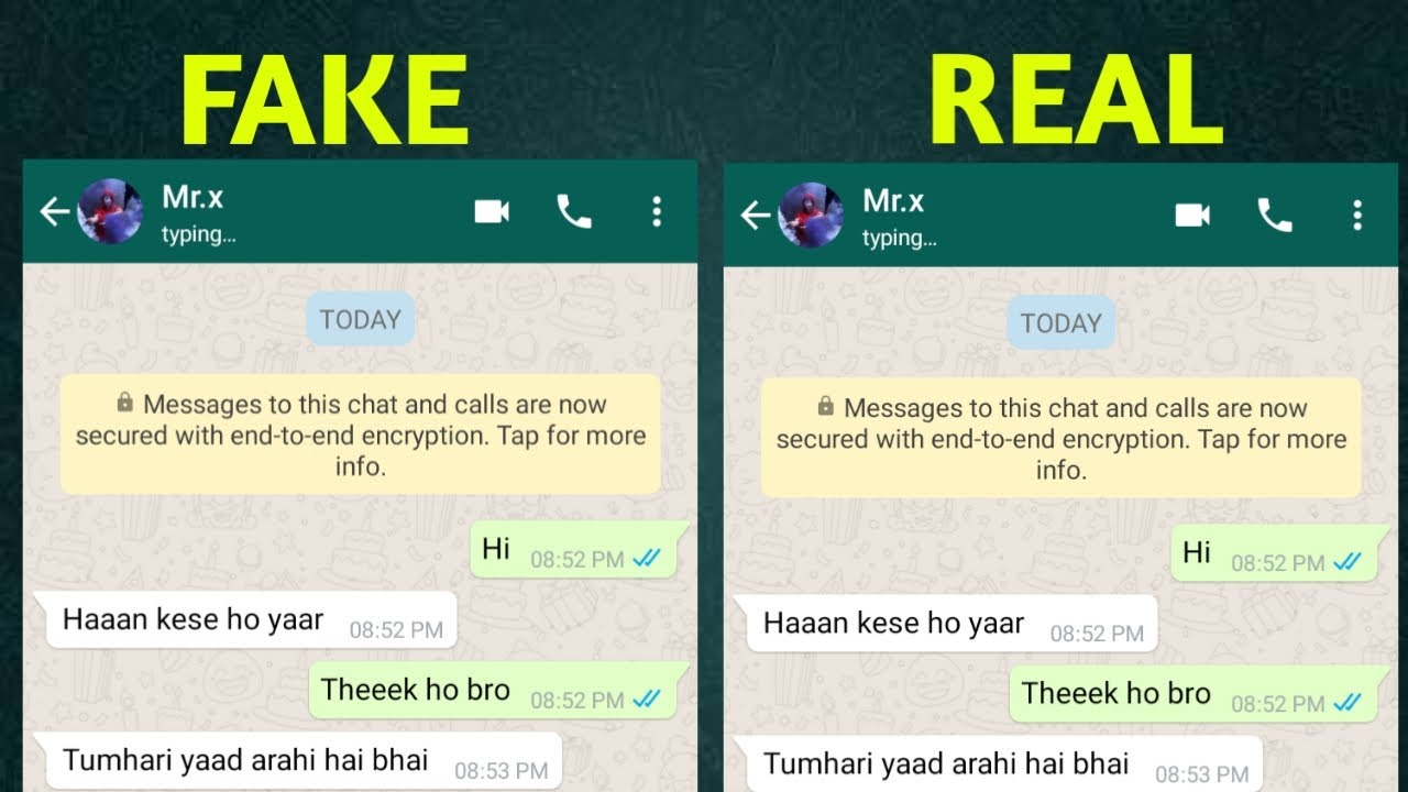 fake whatsapp video call screenshot