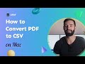 How to Convert PDF to CSV on Mac | UPDF