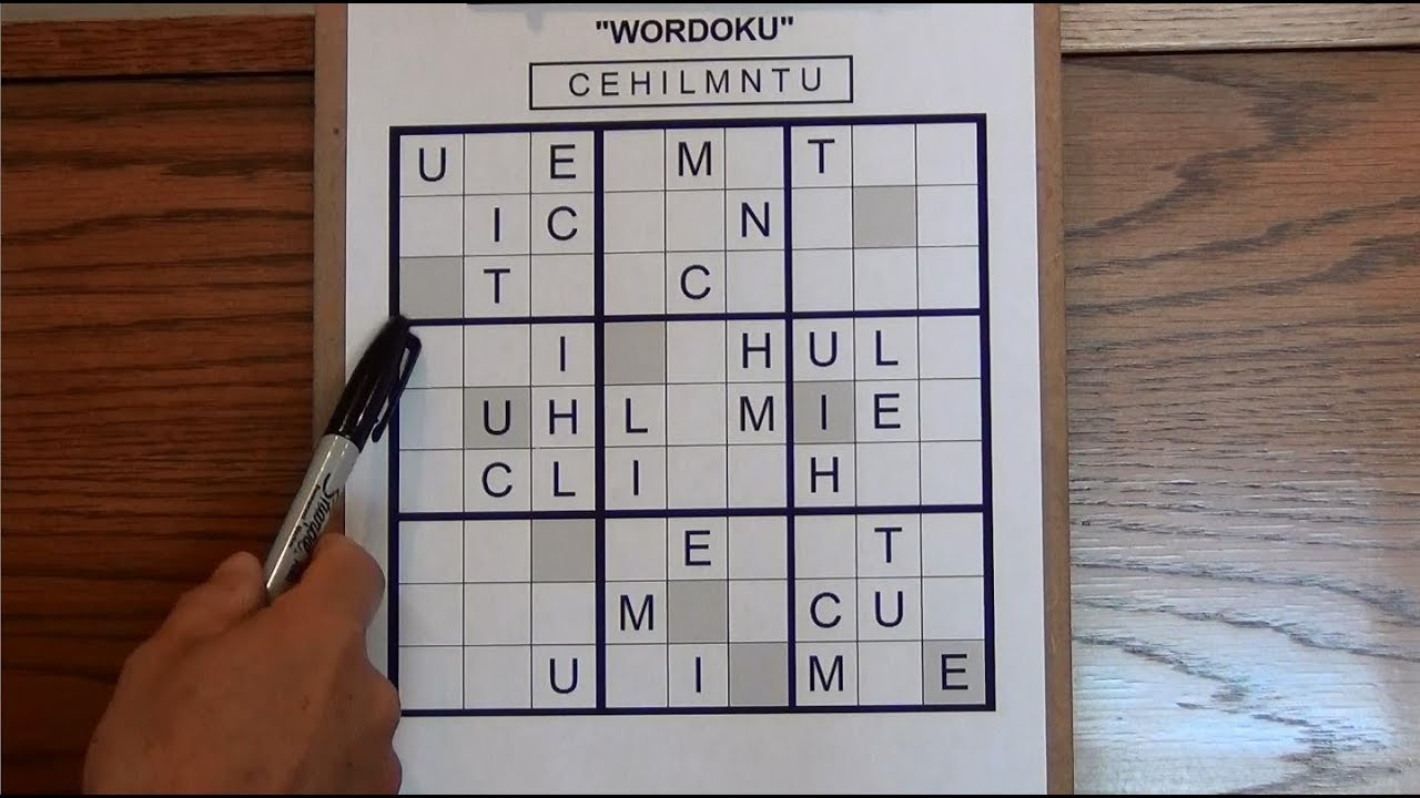 Word Sudoku Rules