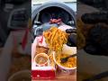 KFC Crispy Chicken Cheesy Noodles Combo 😍🍗🍜 Ultimate Car Mukbang #kfc #asmr #mukbang