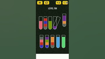 Water Sort Puzzle Level 156 - Step by Step Solution. Solved without using additional vials or undo