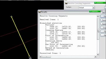 FC InRoads 8.9 Resolving Crossing Segments
