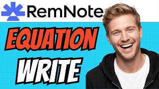How To Write Equations In Remnote Quick Easy 2026