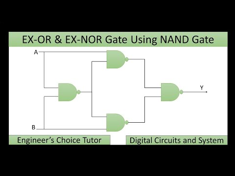 XOR Gate and XNOR Gate Using NAND Gate - YouTube