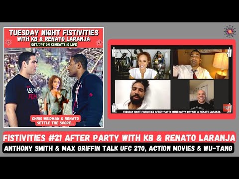 Tuesday Night Fistivities 21 After Party: KB & Renato Kick It With UFC's Anthony Smith & Max Griffin
