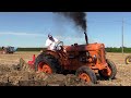 OM 45 R plowing - POV view, sound & smoke from exhaust