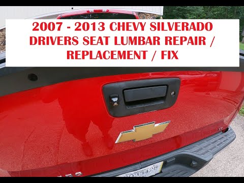 2013 CHEVY SILVERADO DRIVERS MANUAL LUMBAR FIX REPLACEMENT