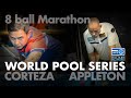 8 Ball Marathon |  Lee Van Corteza vs Darren Appleton | World Pool Series | Thriller SEMIFINAL