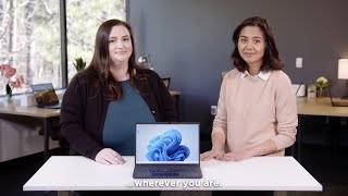 Lenovo ThinkPad X13s with Erin and Pooja