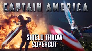 Captain America: Shield Throw Supercut (Including The Falcon and The Winter Soldier)