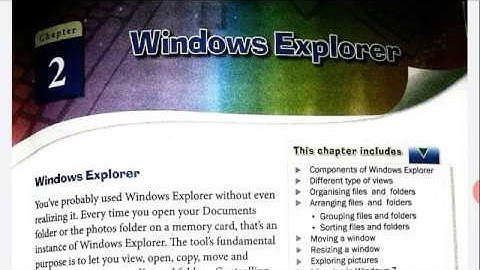 Class 6 lesson 2 Windows explorer