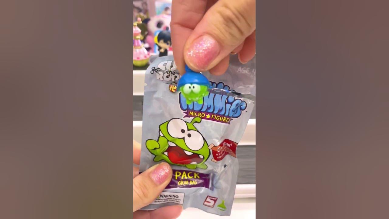 Cut The Rope 3 Pack Nommies Micro Figures - Blind Bag 