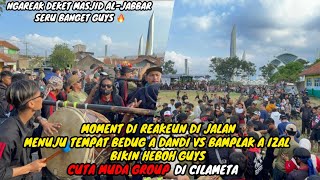 Moment Di Reakeun Di Jalan Menuju Tempat Bedug A Dandi VS Bamplak A Izal Bikin Seru Cuta Muda Group