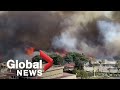 Turkey wildfire: Homes evacuated as fire spreads near residential areas in the south