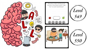Brain Test All Star : Level 549 , 550 – How to Solve? (Walkthrough)
