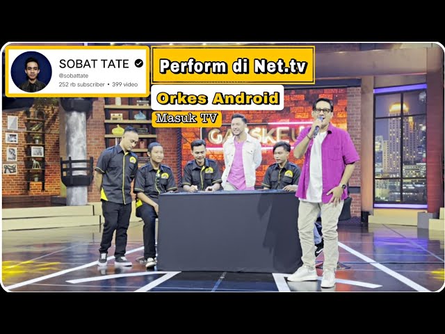 SOBAT TATE Masuk TV • VloG Perjalanan Perform Ke Net tv GASSKEUN class=