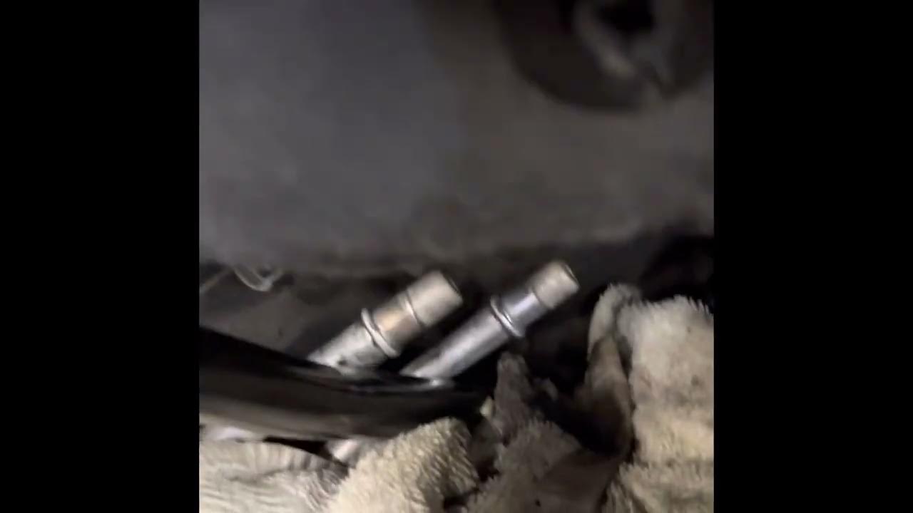 Chevy Tahoe Heater hose Connector replacement - YouTube