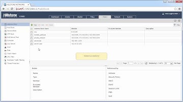 Hillstone 20 Publish a server with DNAT
