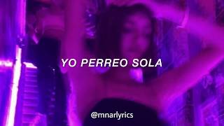 Bad Bunny - Yo perreo sola (letra/lyrics)