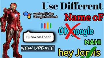 🔥how to change name of google assistant | ka naam change kaise karne | google convert into Jarvis