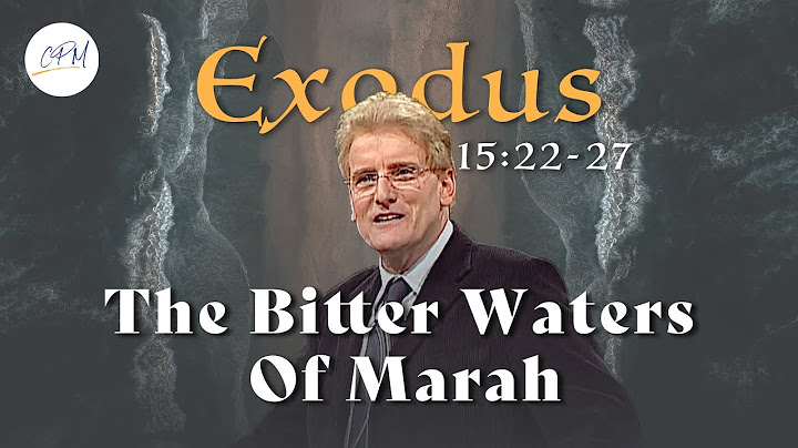 The Bitter Waters Of Marah | Exodus 15:22-27 | Here I am Send Someone Else Ep. 9 | Charles Price