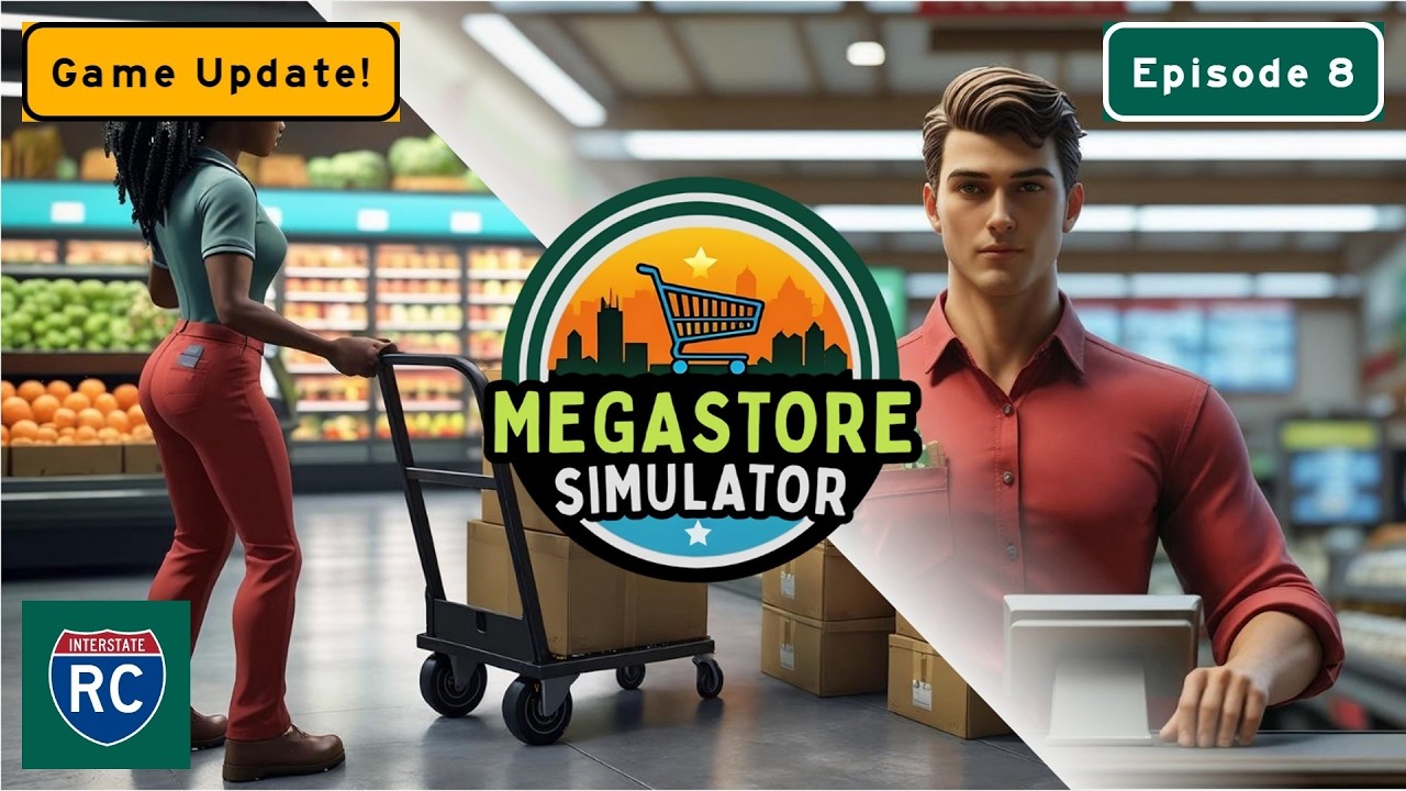 Working in the Warehouse Just Got A LOT Easier!  Megastore Simulator UPDATE Episode 8