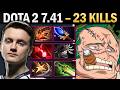 Pudge Dota 2 7.41 with Blademail and 23 Kills - Dota Gameplay