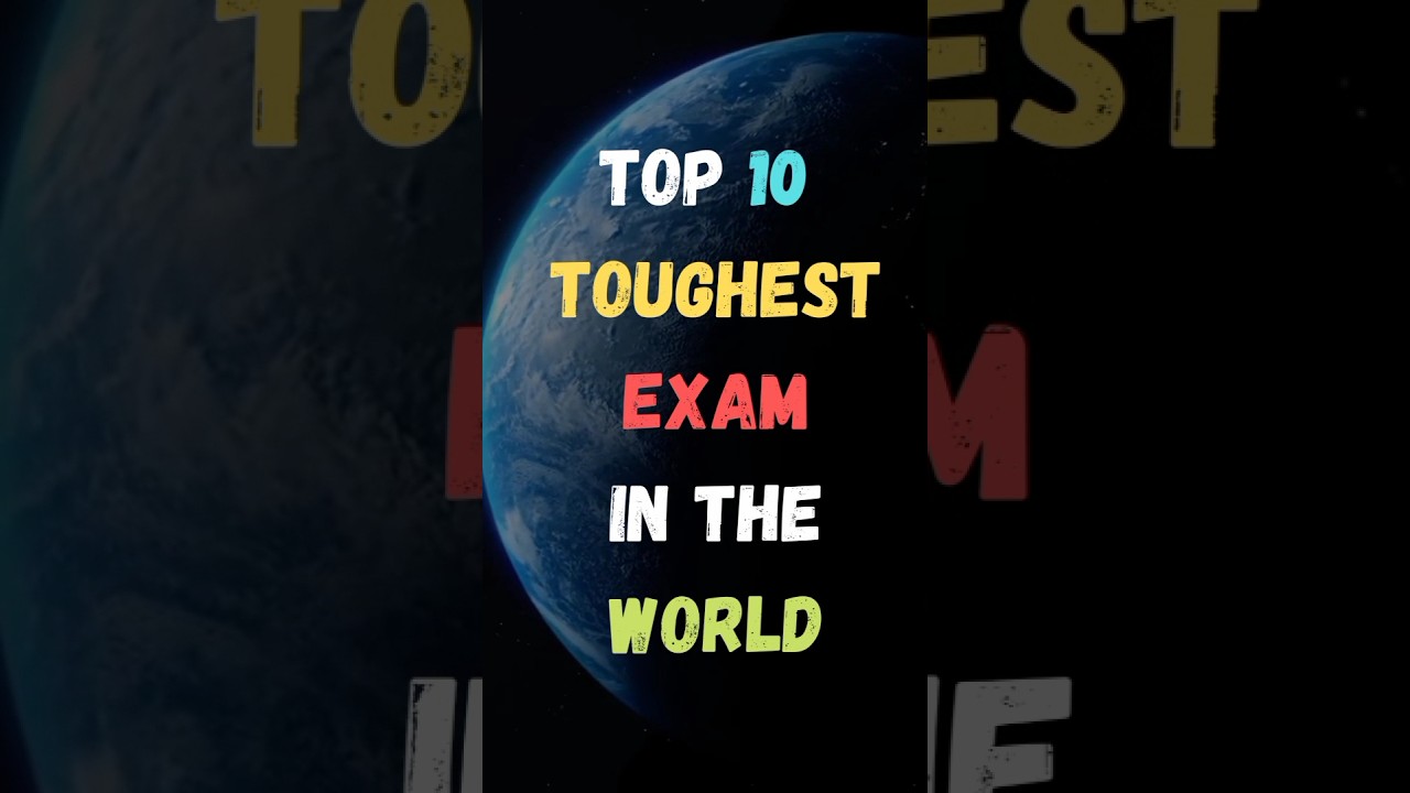 Top 10 Toughest Exam In The World  Toughest Exam   shorts  exam  test aurfacts