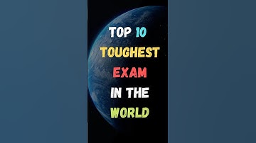 Top 10 Toughest Exam In The World || Toughest Exam || #shorts #exam #test @aurfacts