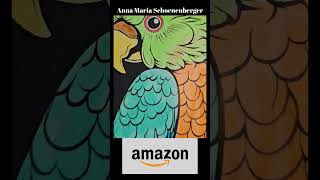 Parrots at Midnight AI Coloring Book