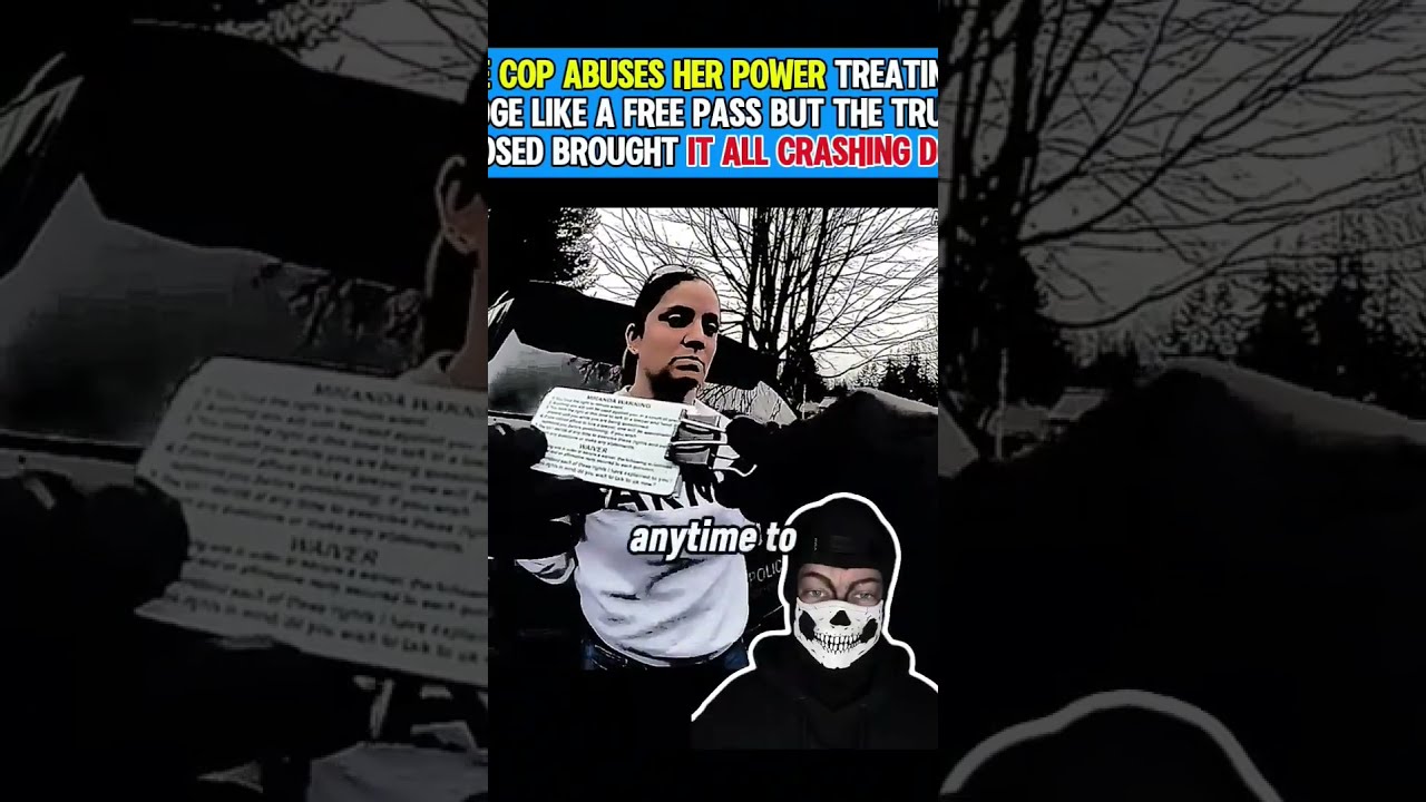 Female Cop Abuses Her Power Treating Badge Like A Free Pass But The Truth Exposed Brought It