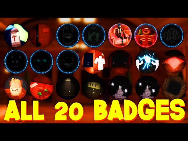 DOORS - How to get ALL 22 ACHIEVEMENTS/BADGES! [ROBLOX] 