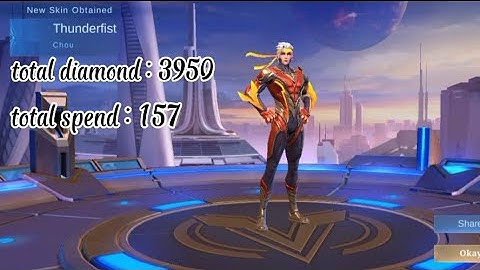 Cheapest spend daily draw+free tickets phase 1 - phase 2 | Chou Thunderfist | MLBB.