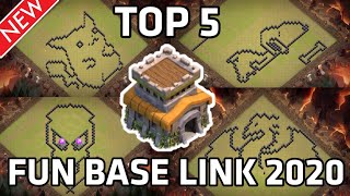 TOP 5 | TH 8 FUNNY BASE LINK 2020|FUN BASE| TOWN HALL8 BASE WITH LINK |TH8 BASE LINK| CLASH OF CLANS