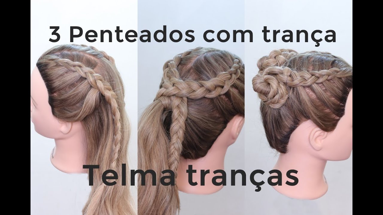 3 Penteados com trança, daminha, primeira comunhão – Telma tranças |  Goiânia Fashion