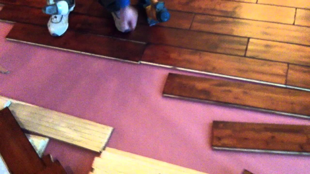 hand scraped hardwood flooring
