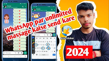 Auto Clicker App || Auto Clicker Kaise UseKare 2024 || Unlimited Message SendingApp WhatsApp