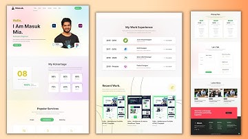 react js professional portfolio website